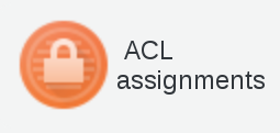 Picture of ACL assignments icon in FusionDirectory