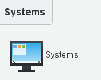 Picture of Systems button in FusionDirectory