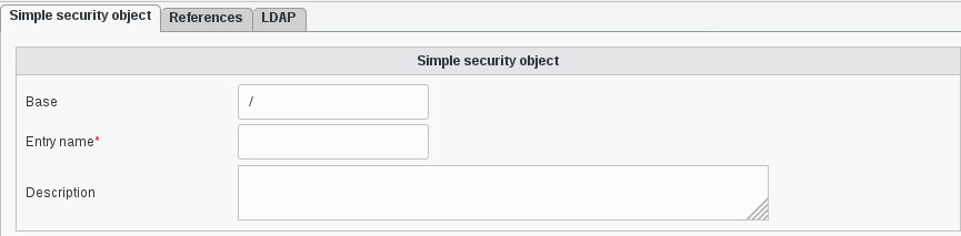Picture of DSA dialog page in FusionDirectory