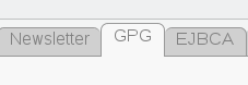 Picture of GPG tab in FusionDirectory