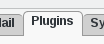 Picture of Plugins tab in FusionDirectory