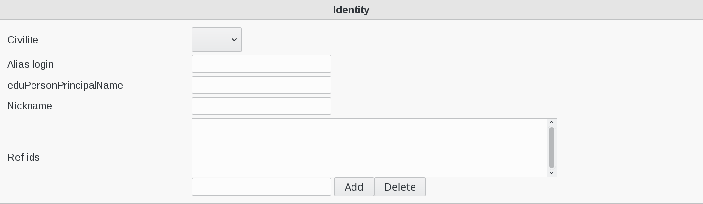 Picture of Identity settings in FusionDirectory