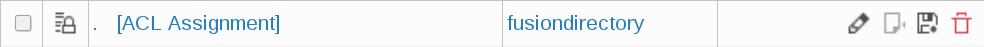 Picture of ACL Assignments icon in FusionDirectory