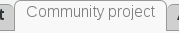 Picture of Community Projects tab in FusionDirectory