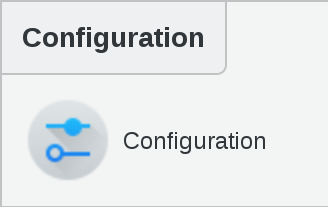 Configuration section in FusionDirectory