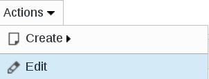 Picture of Edit user menu in FusionDirectory