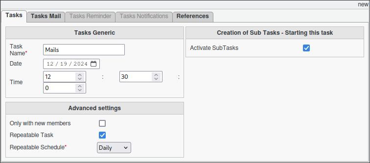 Task - Step 1: Task creation