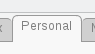 Picture of Personal tab in FusionDirectory
