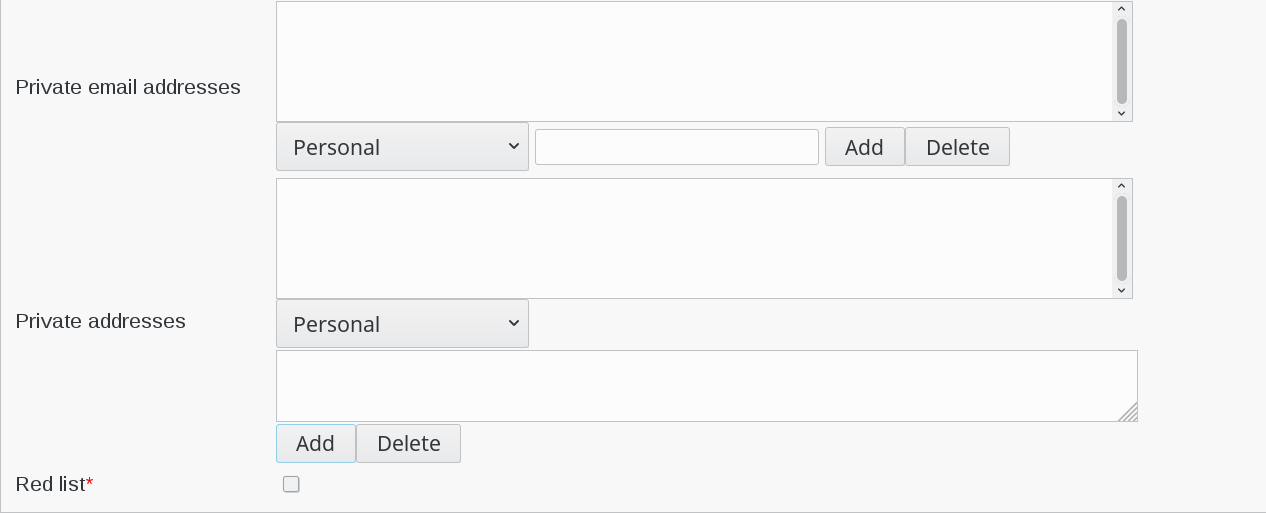 Picture of SupAnn contact settings in FusionDirectory