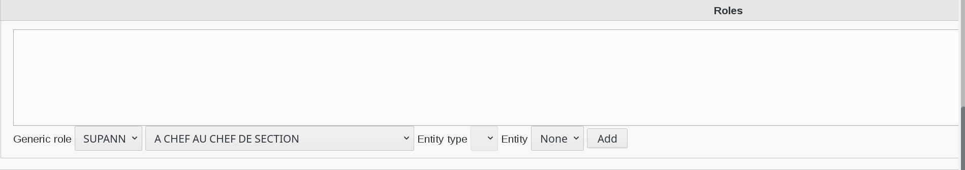 Picture of Roles in FusionDirectory