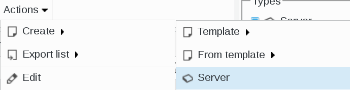 Picture of Server tab in FusionDirectory