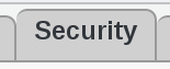 Picture of Security tab in FusionDirectory