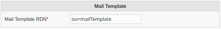 Image of Mail Template OU configuration within FusionDirectory
