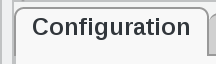 Image of Configuration tab in FusionDirectory