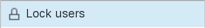 Picture of lock users menu in FusionDirectory