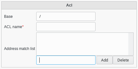 Edition of a DNS ACL object
