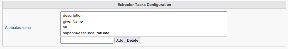 Extractor Tasks Configuration in FusionDirectory