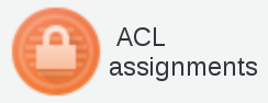 Picture of ACL Assignments icon in FusionDirectory